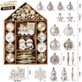 Christmas Ornament Gift Set - Gold & White