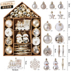 Christmas Ornament Gift Set - Gold & White