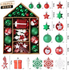 Christmas Ornament Gift Set - Red, Green & White