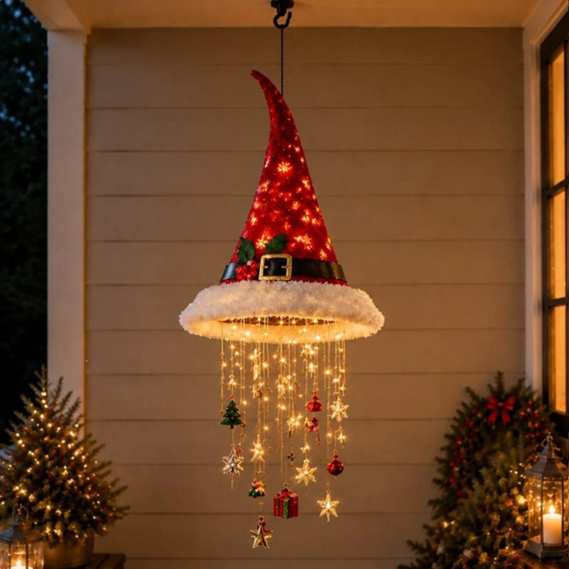 Santa Hat Hanging Light - Santa Belt