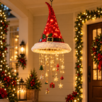 Santa Hat Hanging Light